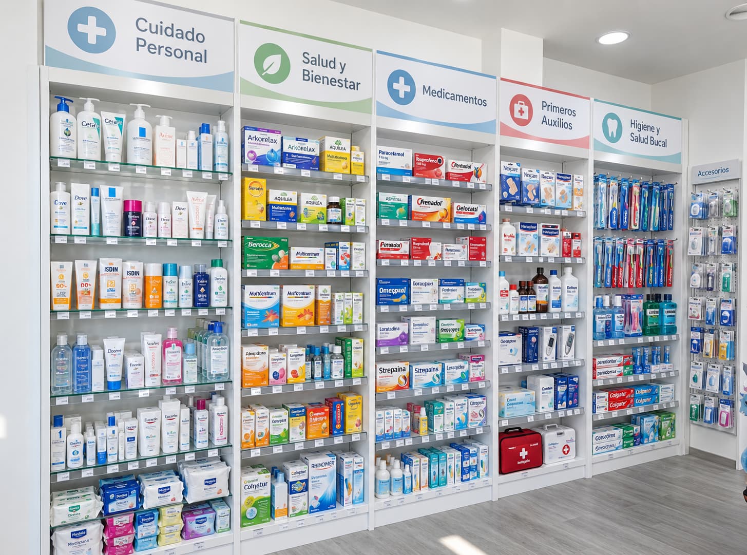 Estantería con medicamentos veterinarios disponibles en San Roque Mascotas